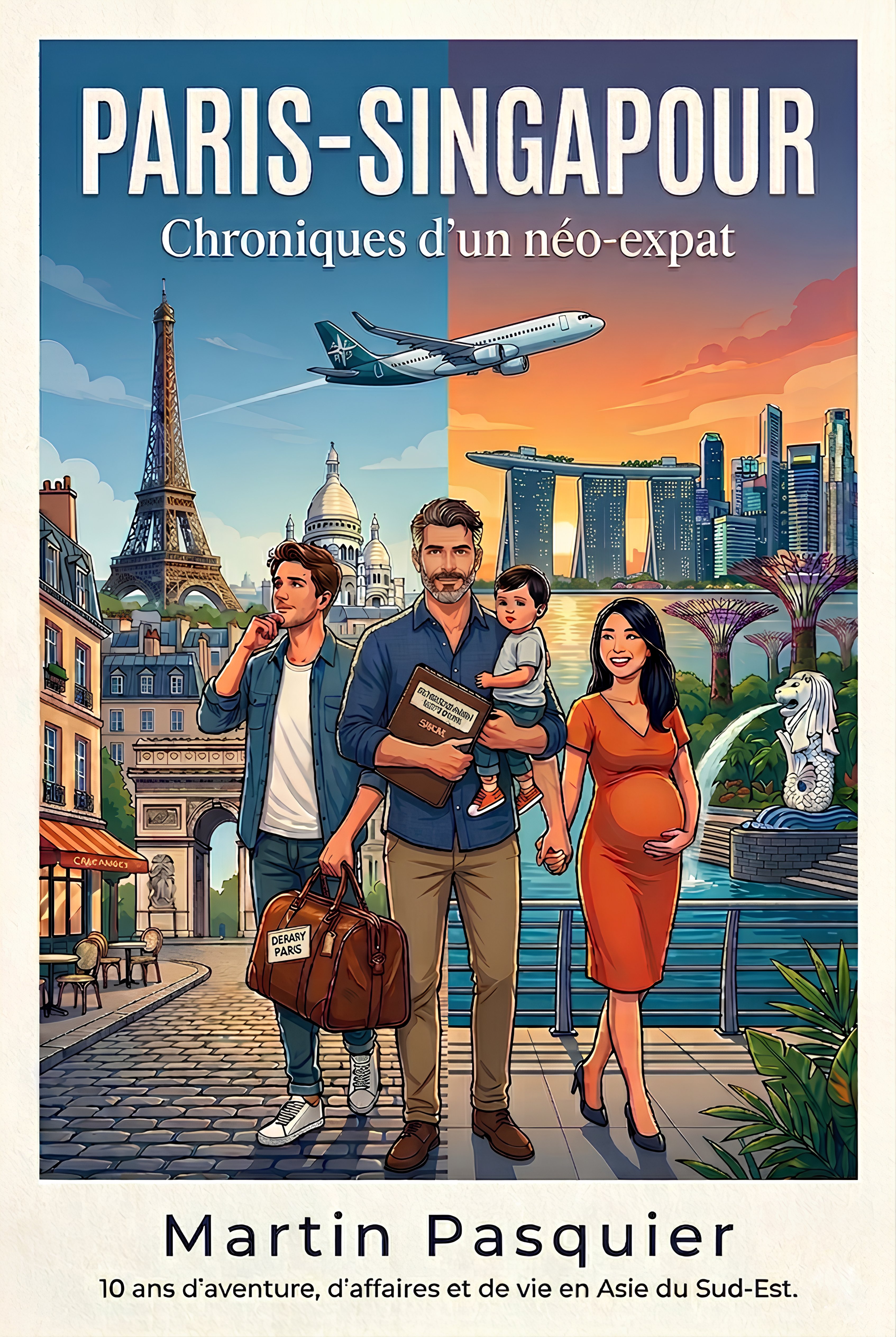 Couverture du livre Paris-Singapour par Martin Pasquier